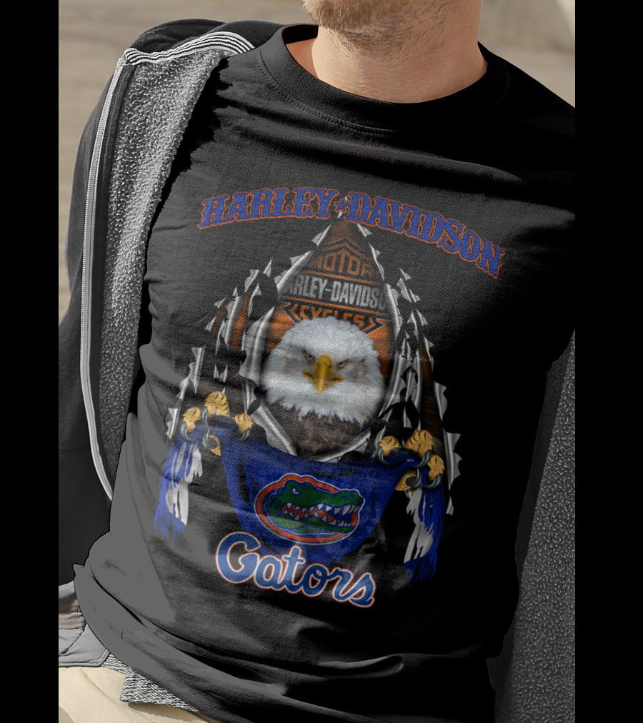 Harley Davidson Florida Gators Eagle T-Shirt
