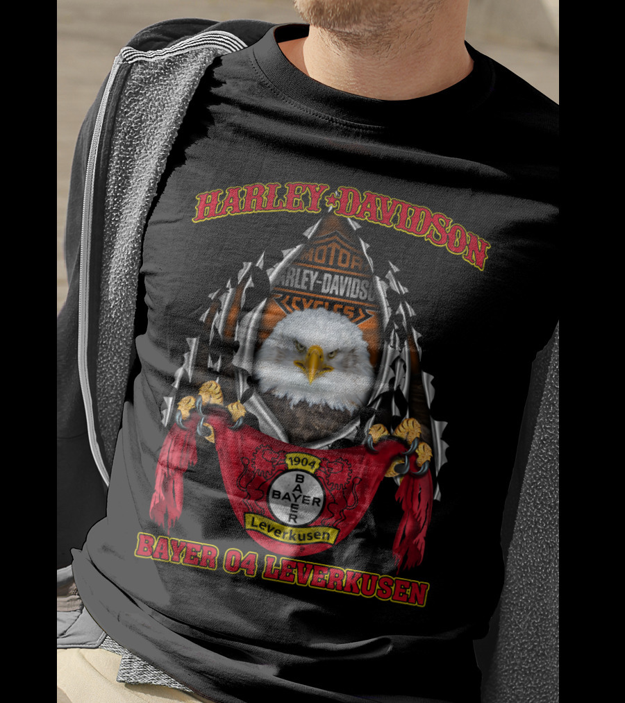 Harley Davidson Bayer 04 Leverkusen Eagle T-Shirt