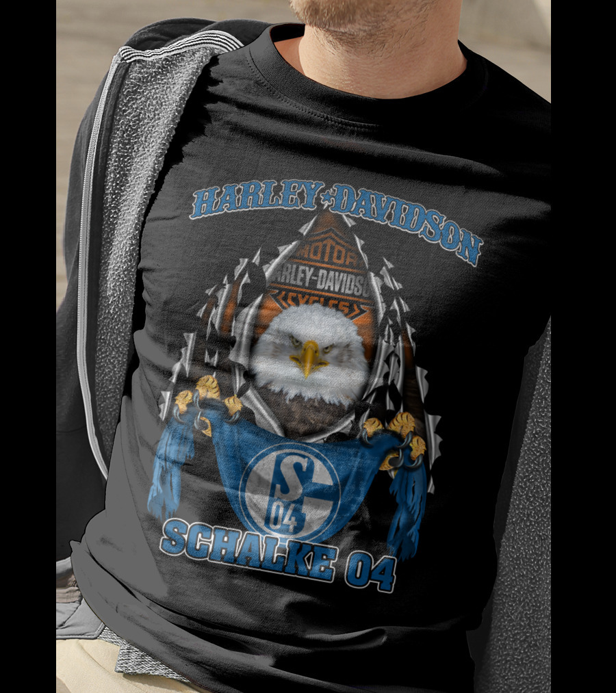 Harley Davidson Motor Cycles Schalke T-Shirt