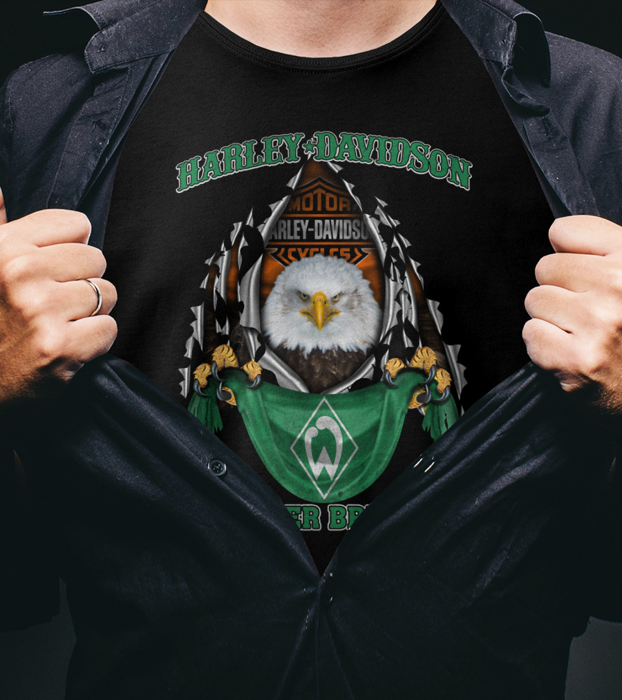 Harley Davidson Eagle Motor Cycles Werder Bremen T-Shirt