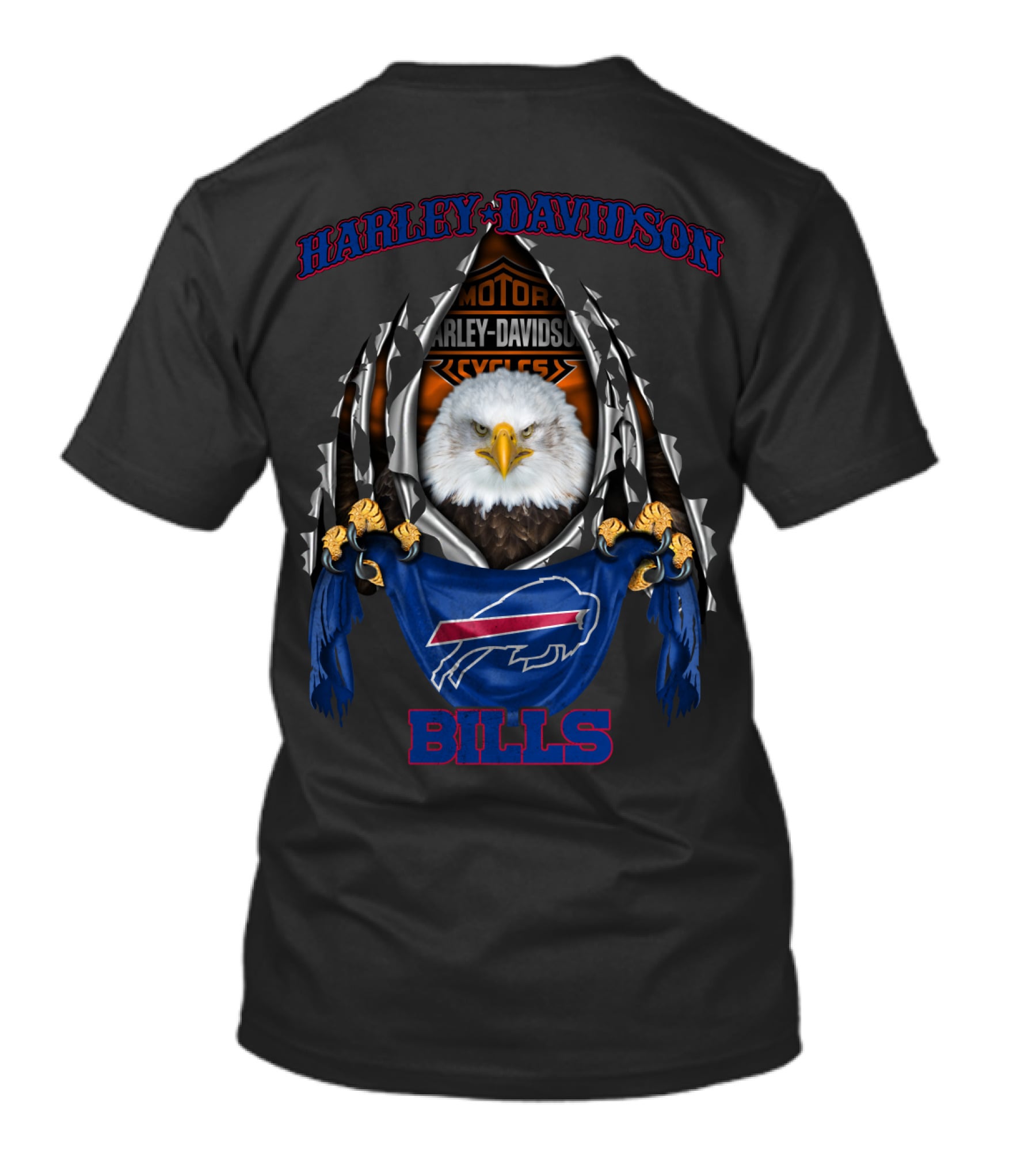 Harley Davidson Motorcycles Bills Buffalo Bills T-Shirt