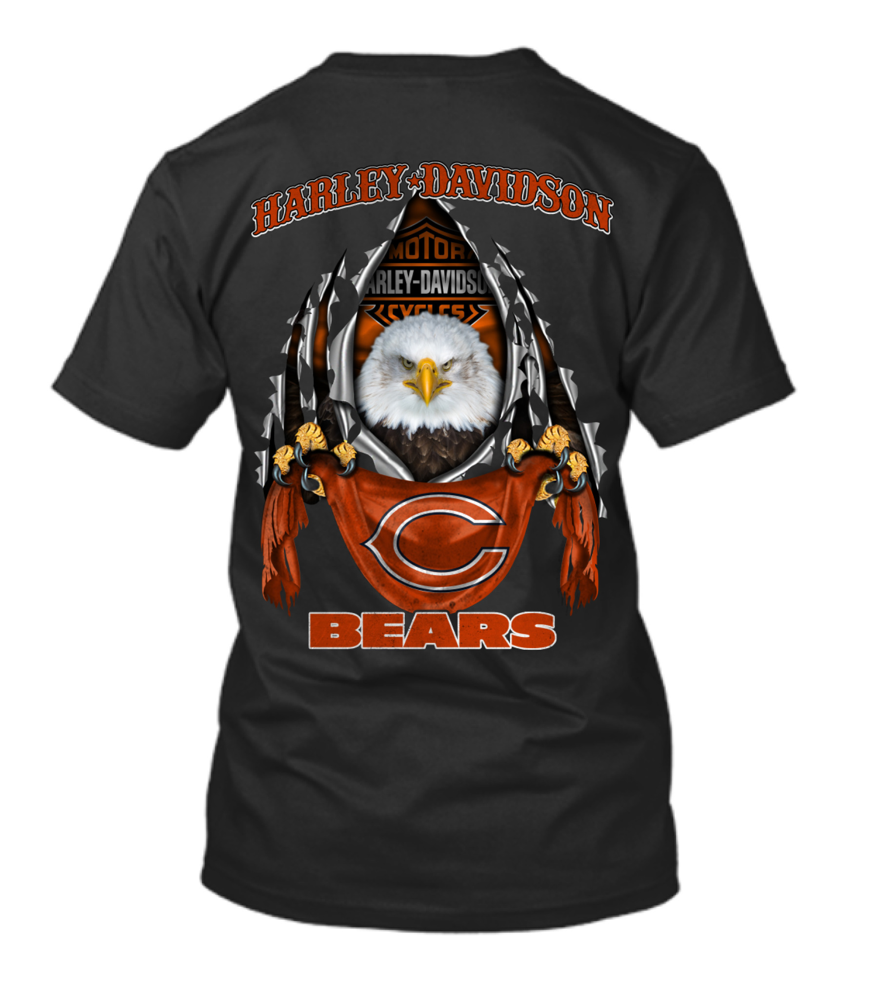 Harley Davidson Motor Cycles Bears T-Shirt