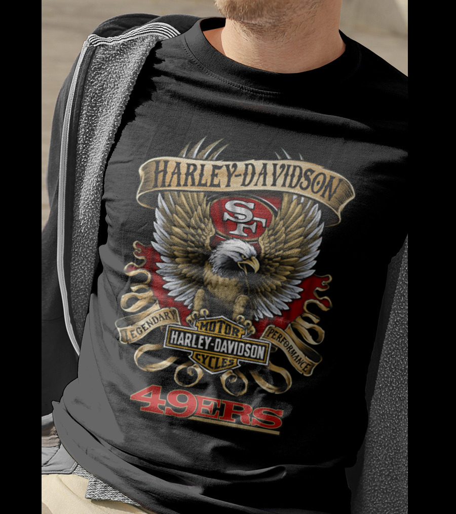 Harley Davidson San Francisco 49ers Legendary Performance T-Shirt