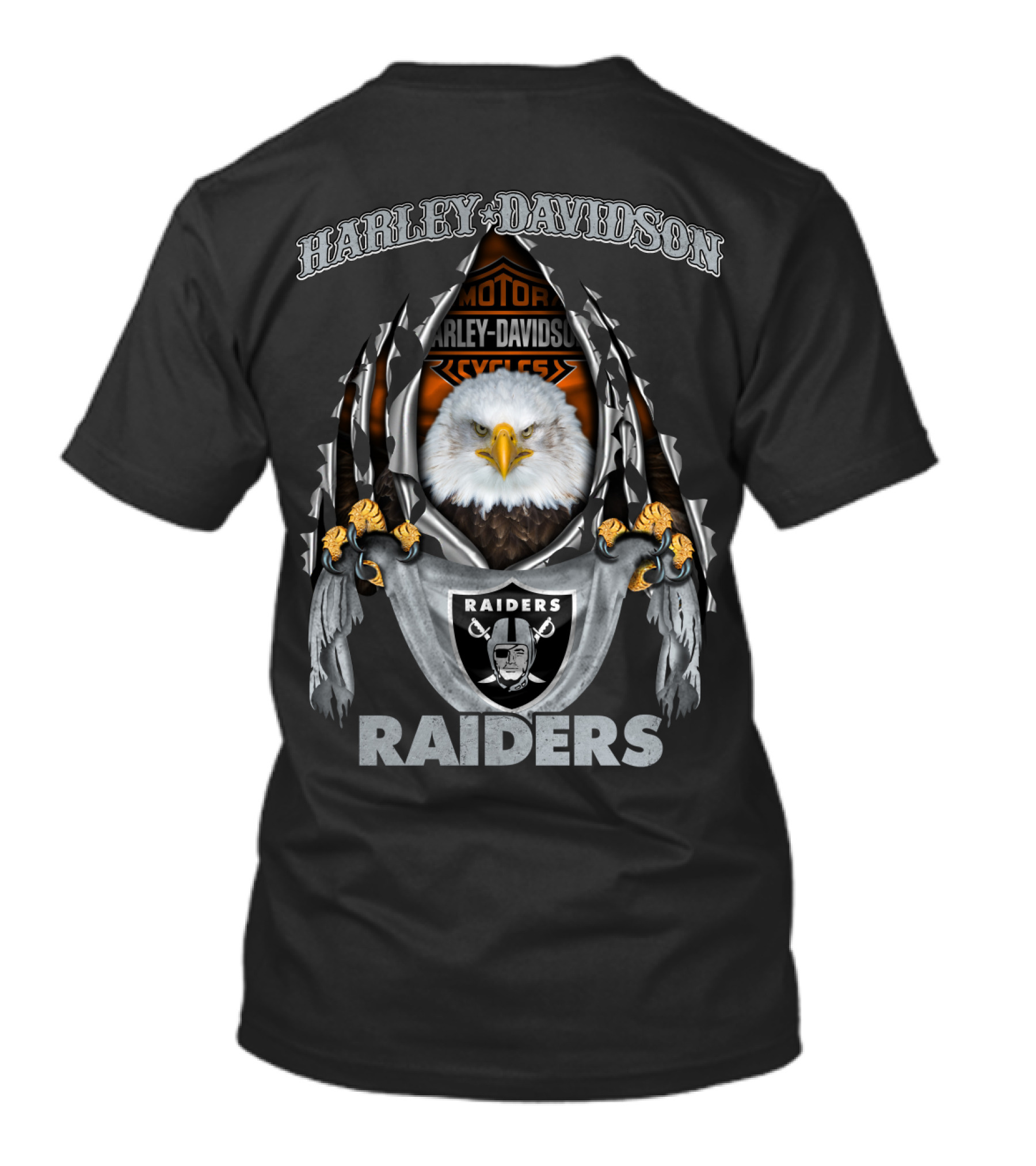 Harley Davidson Raiders Eagle Motor Harley Davidson Cycles T-Shirt
