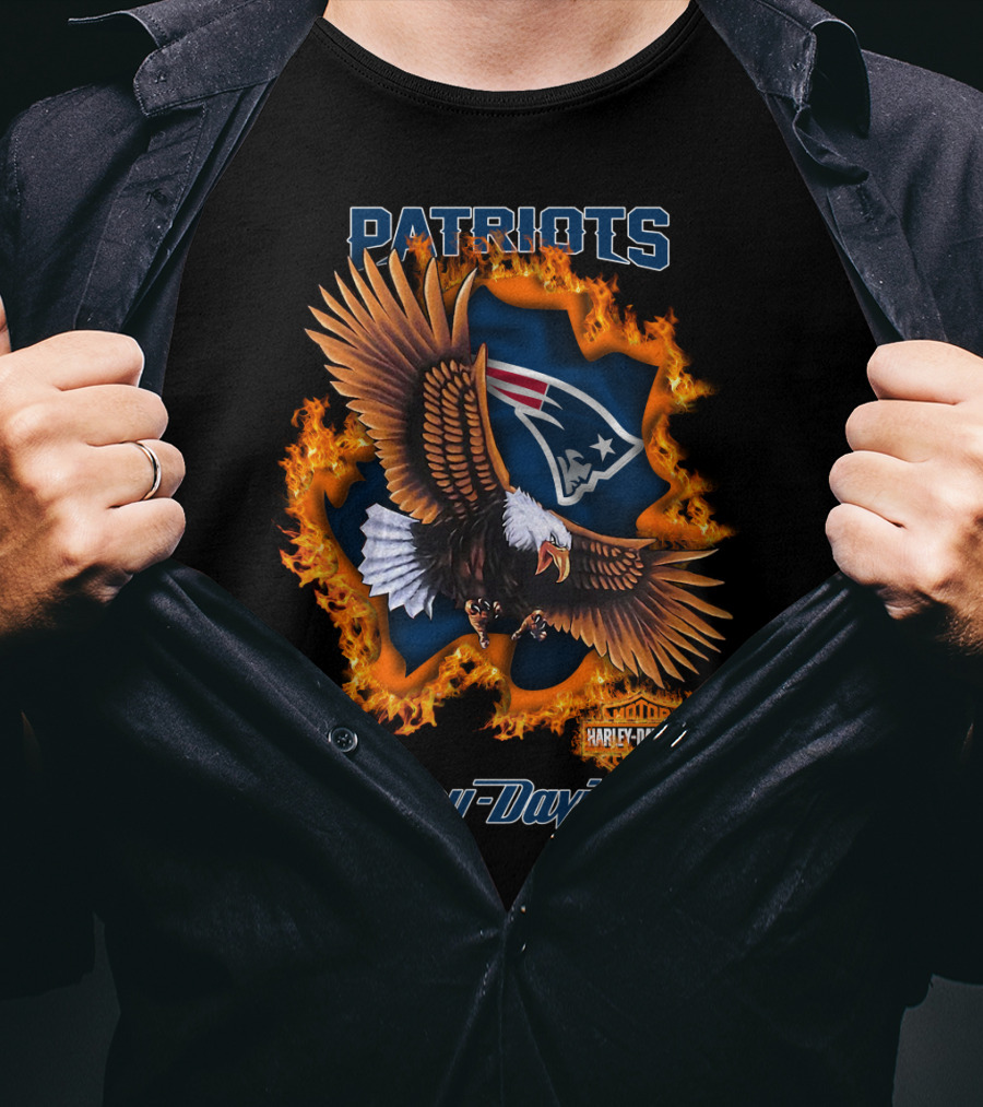 Patriots Harley Davidson New England Patriots T-Shirt