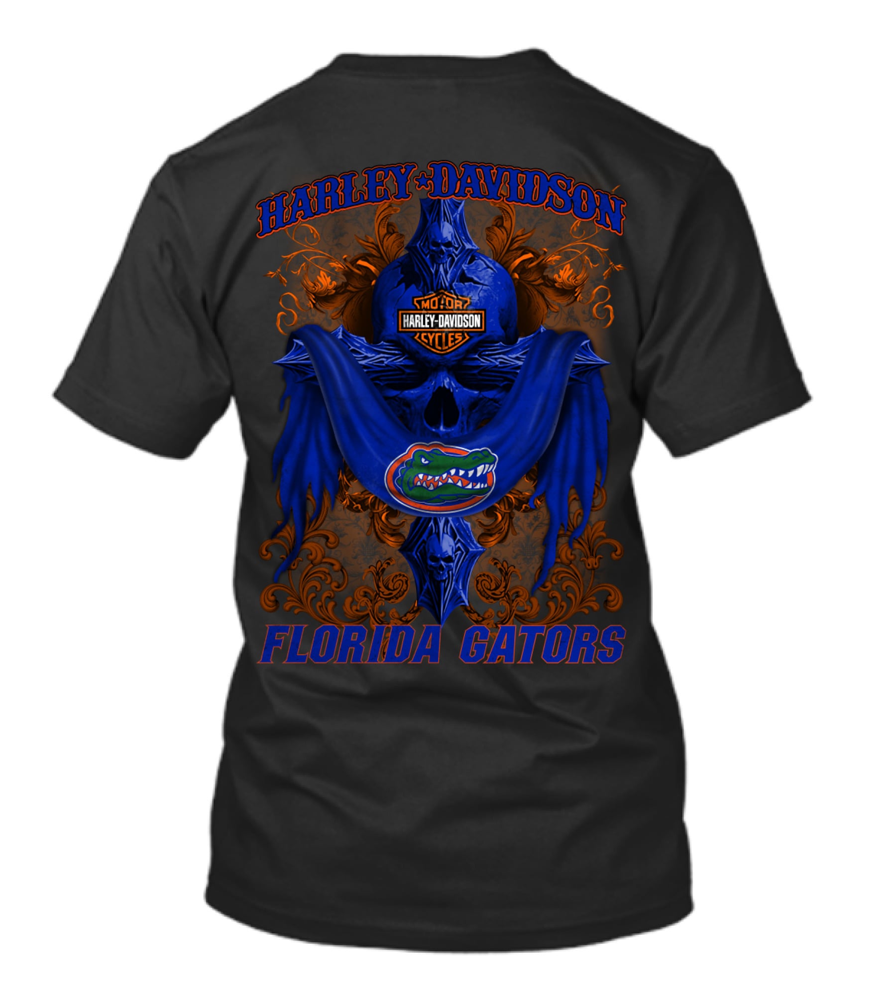 Harley Davidson Motorcycles Florida Gators Ncaa 84 T-Shirt
