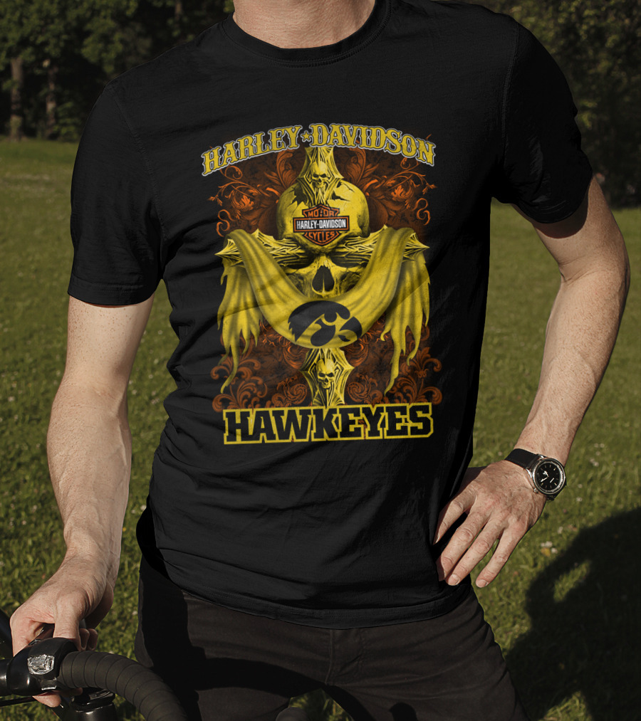 Harley Davidson Motorcycles Hawkeyes T-Shirt