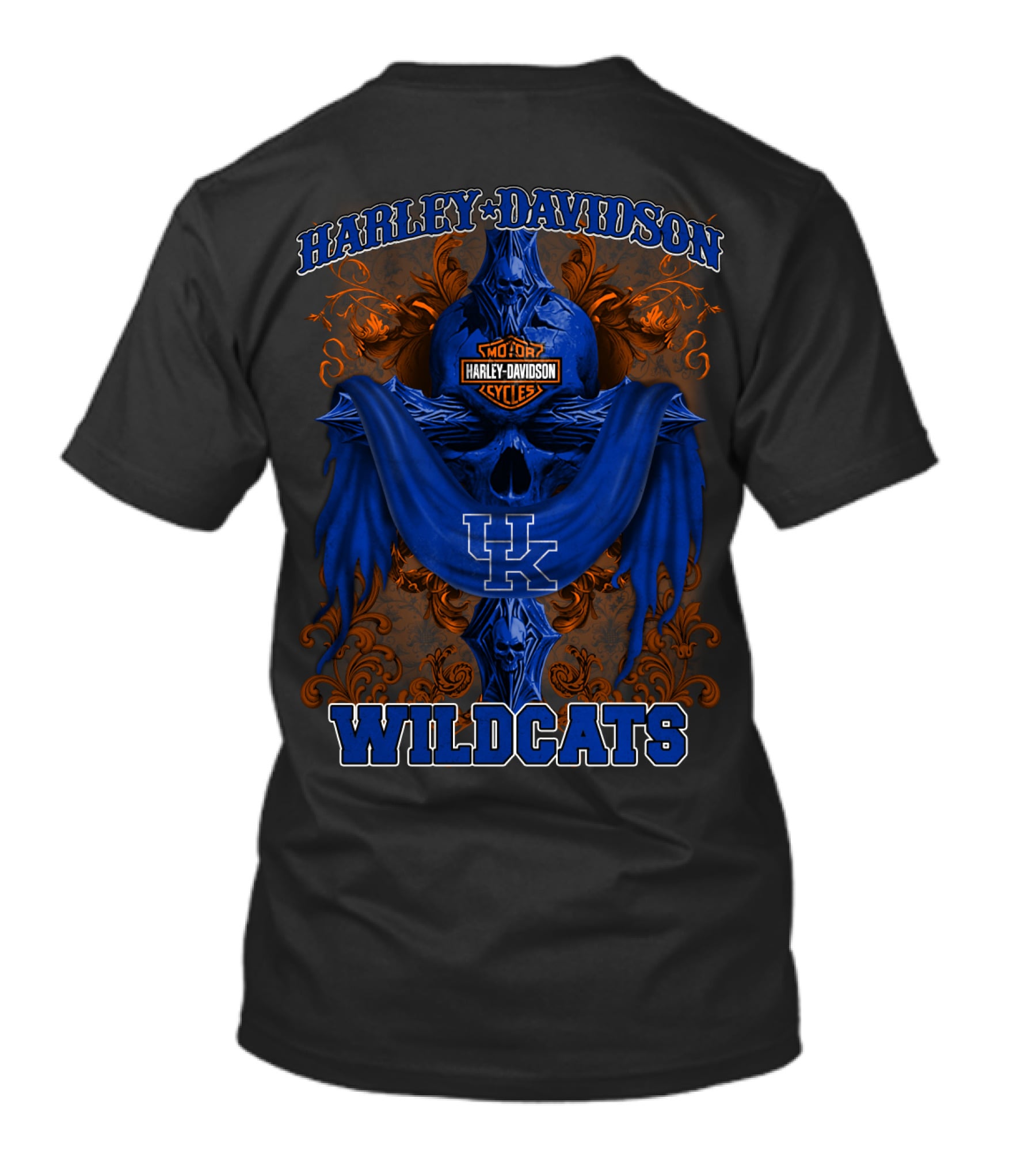 Harley Davidson Kentucky Wildcats Uk Motorcycles T-Shirt