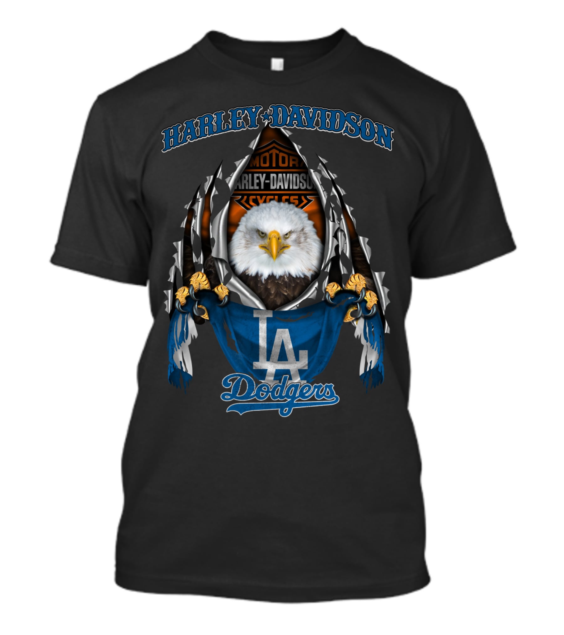 Harley Davidson La Dodgers Eagle T-Shirt