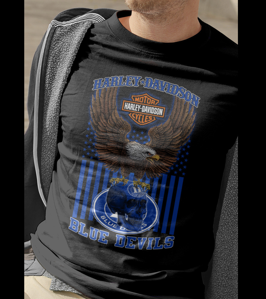 Harley Davidson Motorcycles Blue Devils Hd 04.21 T-Shirt