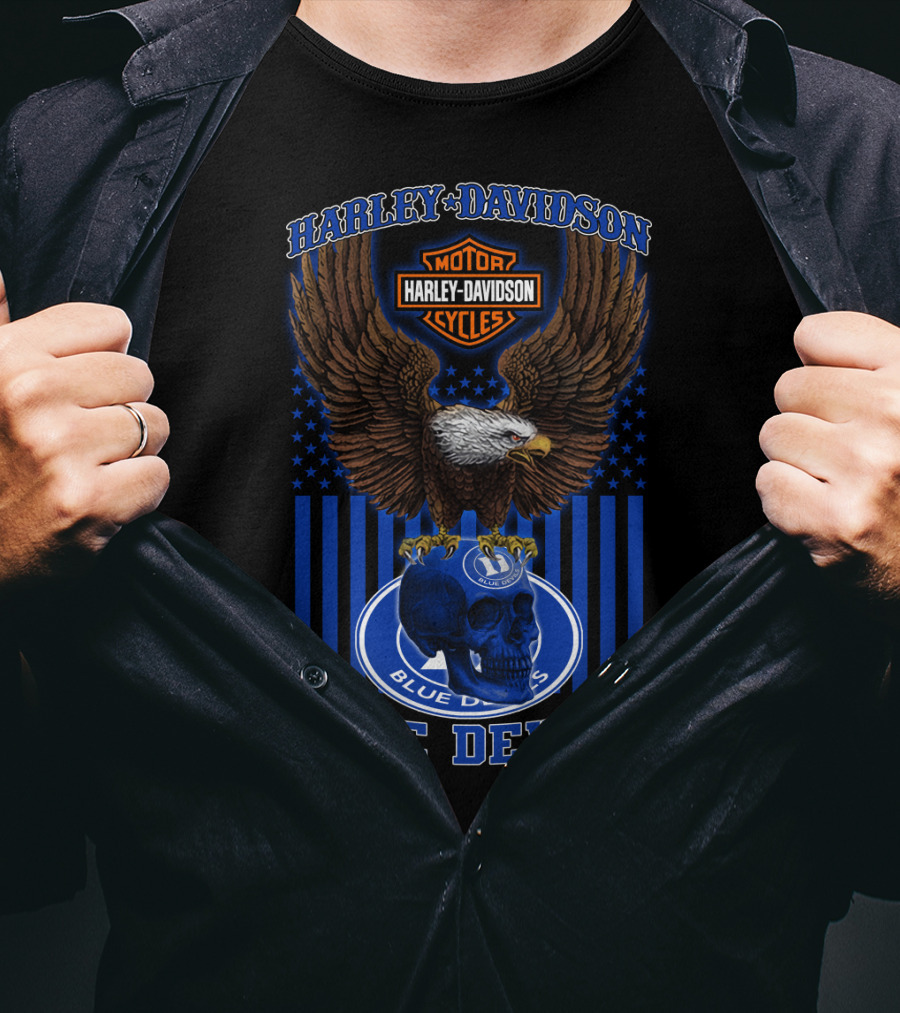 Harley Davidson Motorcycles Blue Devils Hd 04.21 T-Shirt
