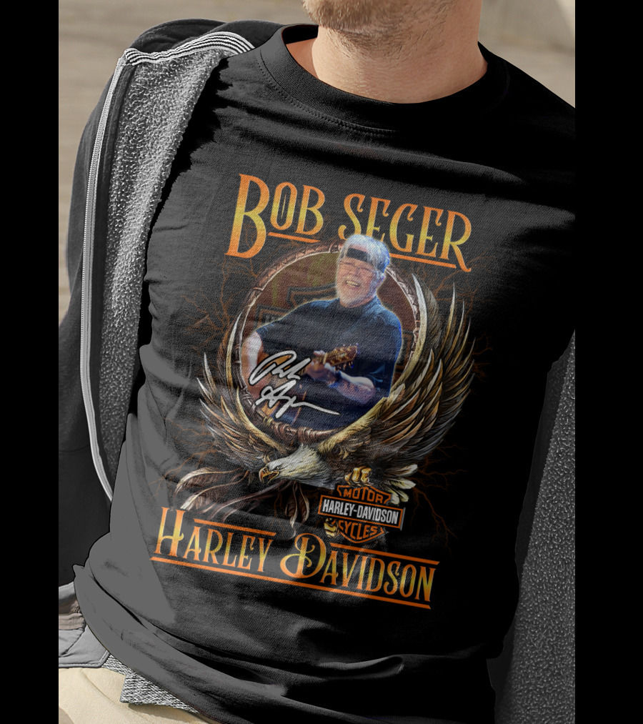 Bob Seger Harley Davidson Motor Cycles Hd198 T-Shirt