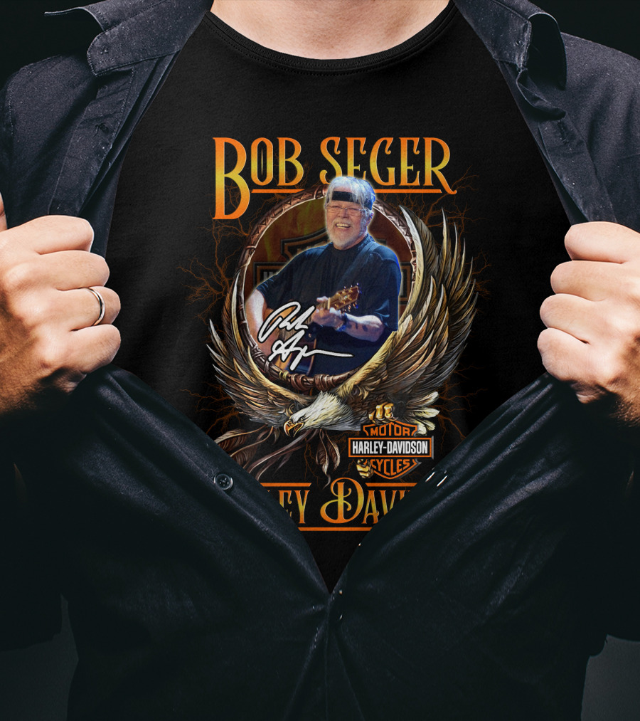 Bob Seger Harley Davidson Motor Cycles Hd198 T-Shirt
