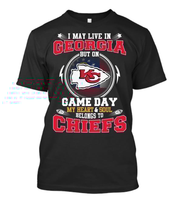 Georgia Residents Love Kansas City Chiefs Game Day T-Shirt