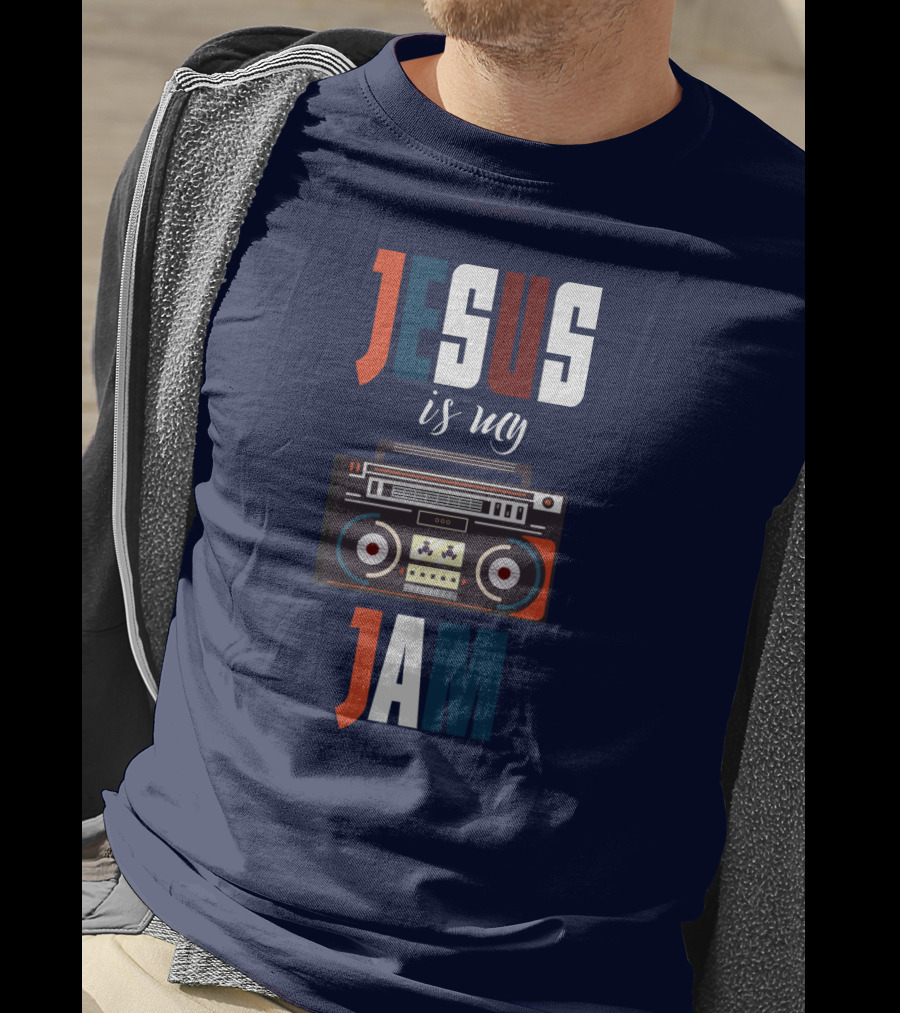 Jesus Is My Jam Boombox T-Shirt