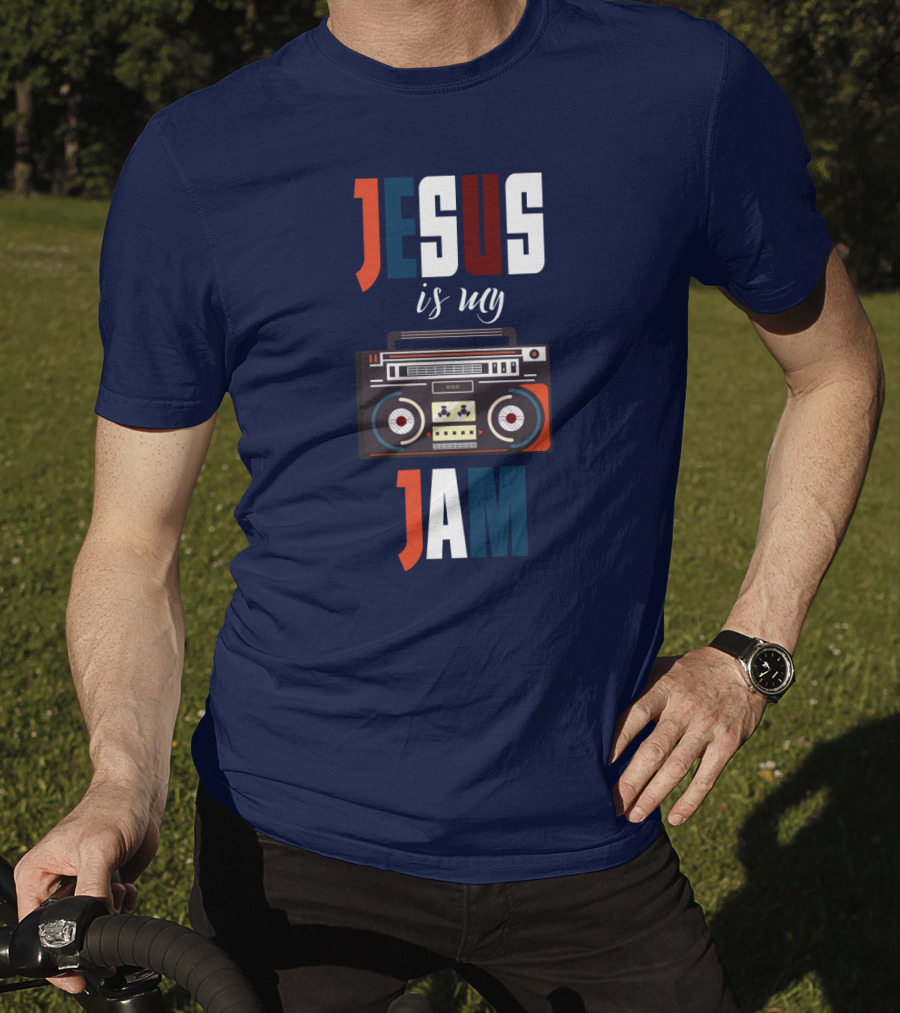 Jesus Is My Jam Boombox T-Shirt