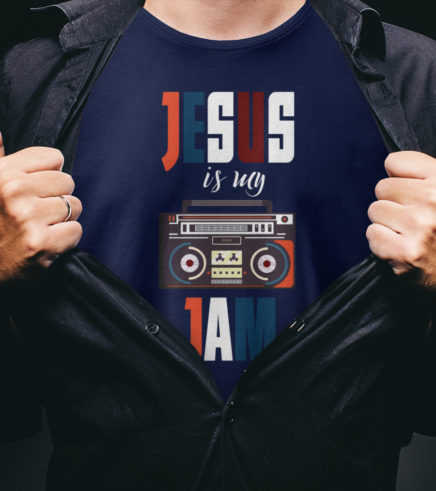 Jesus Is My Jam Boombox T-Shirt