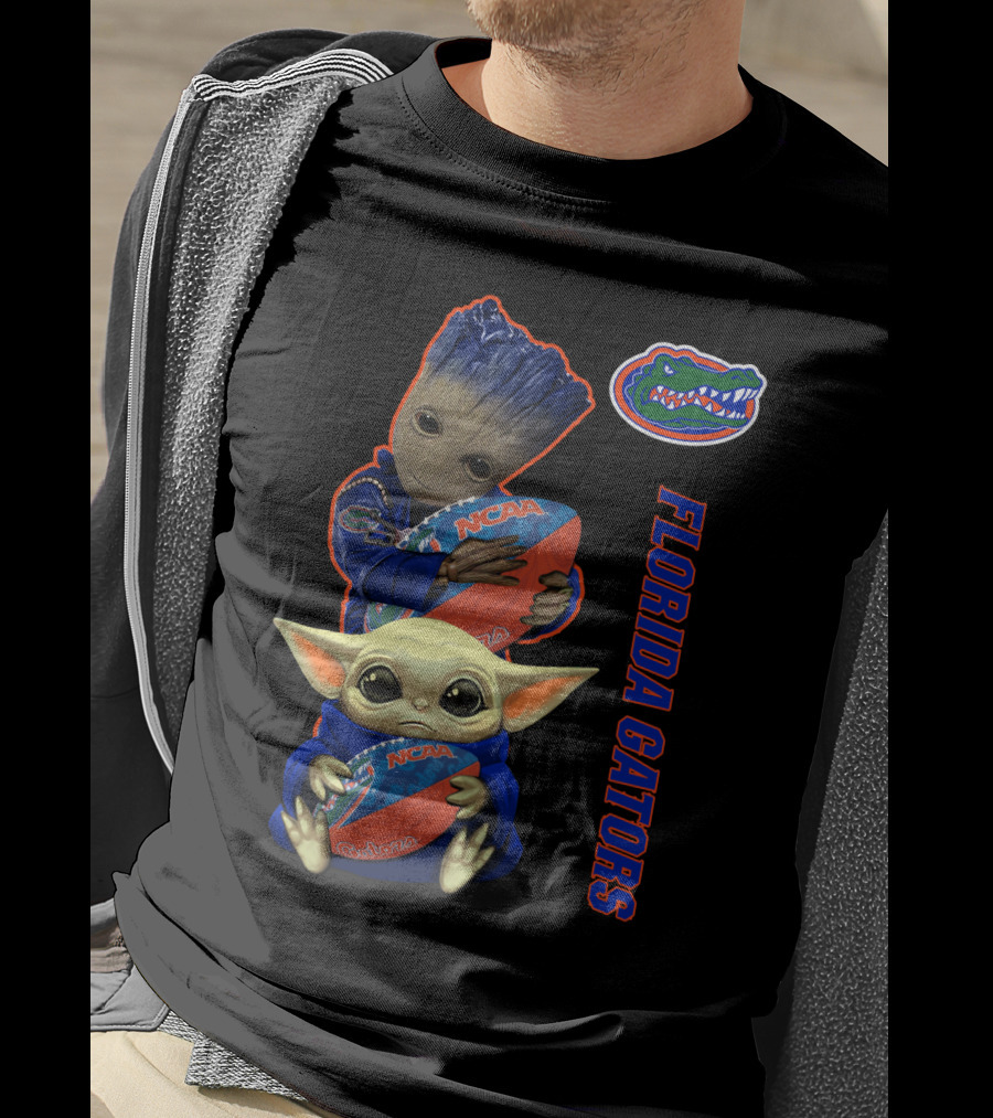 Florida Gators Ncaa Football Baby Alien And Tree Character T-Shirt
