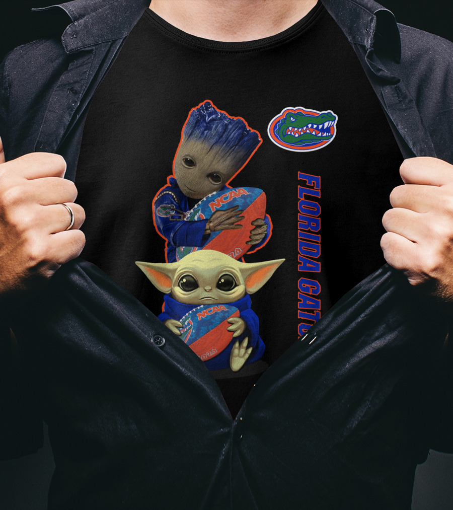 Florida Gators Ncaa Football Baby Alien And Tree Character T-Shirt
