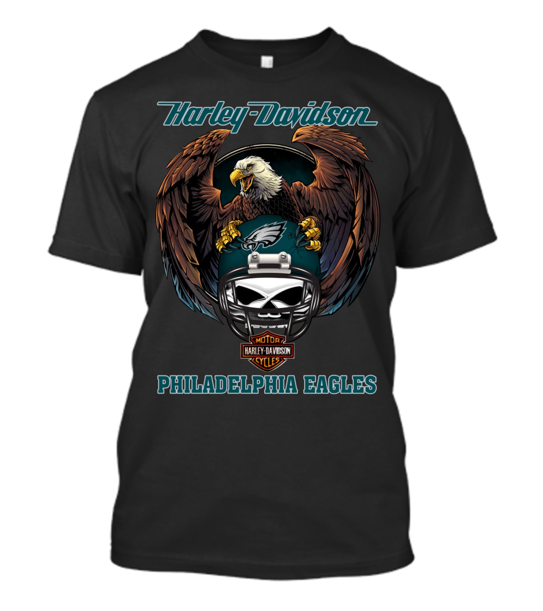 Harley Davidson Philadelphia Eagles Pe T-Shirt