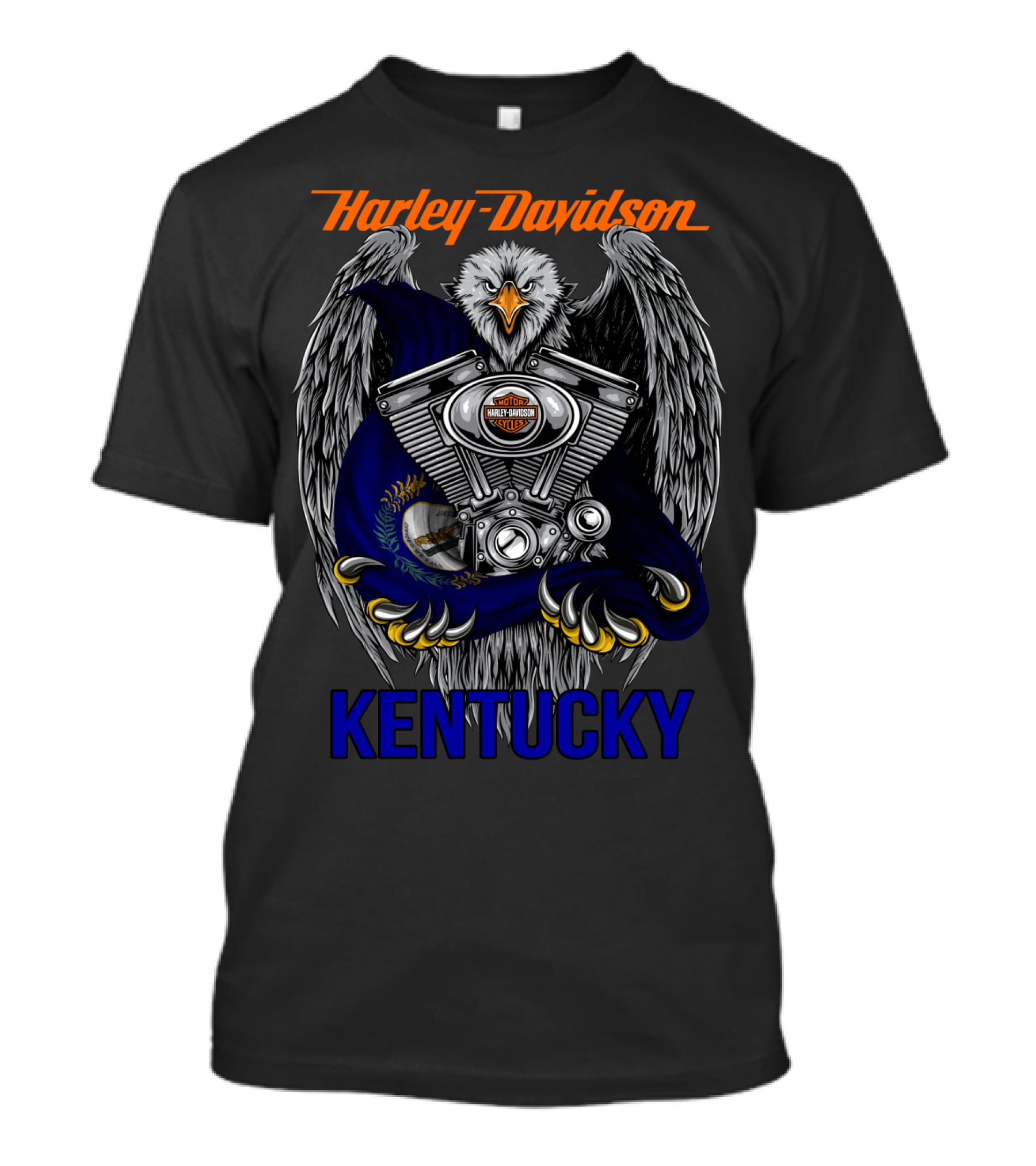 Harley Davidson Eagle Engine Kentucky T-Shirt