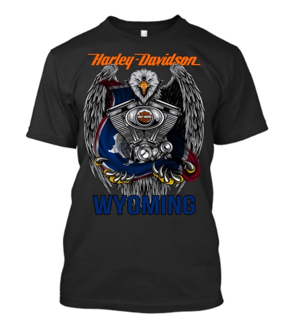 Harley Davidson Wyoming Eagle T-Shirt