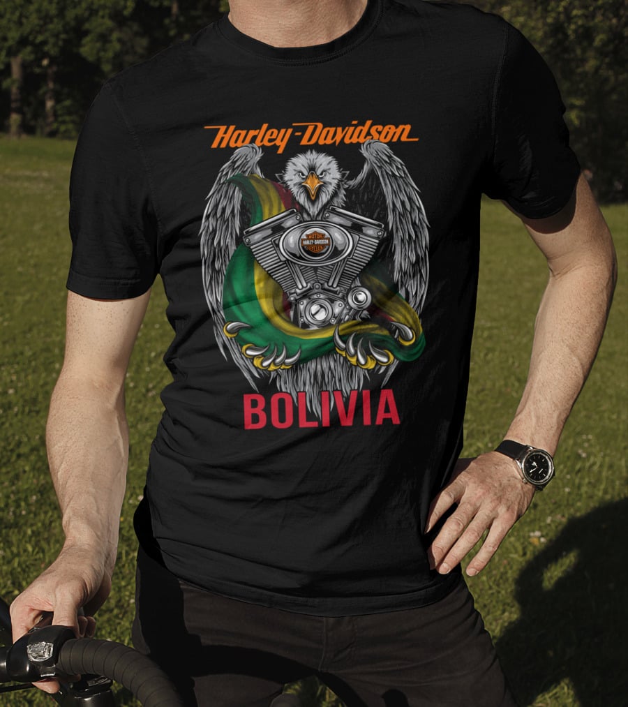 Harley Davidson Eagle Engine Bolivia T-Shirt