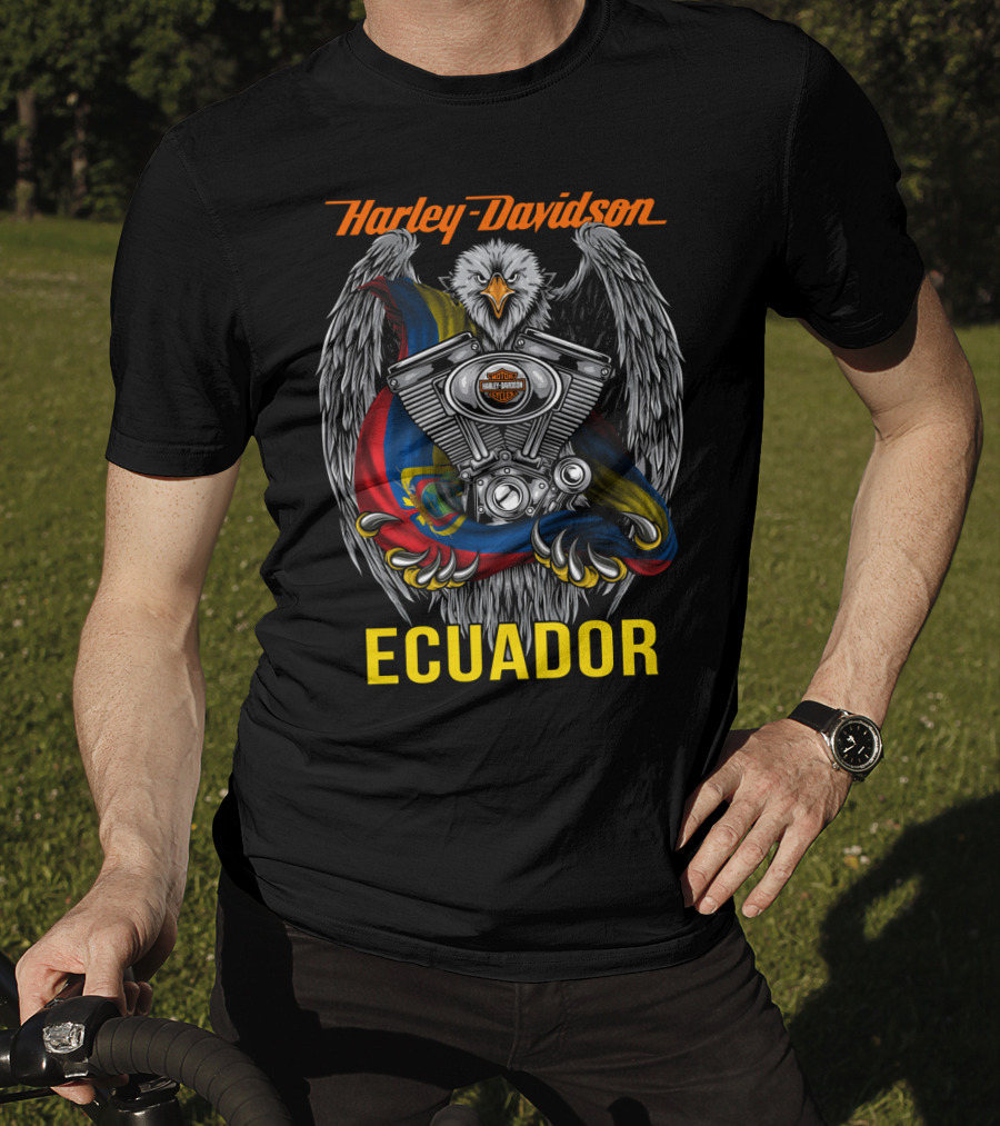 Harley Davidson Ecuador Eagle Engine T-Shirt