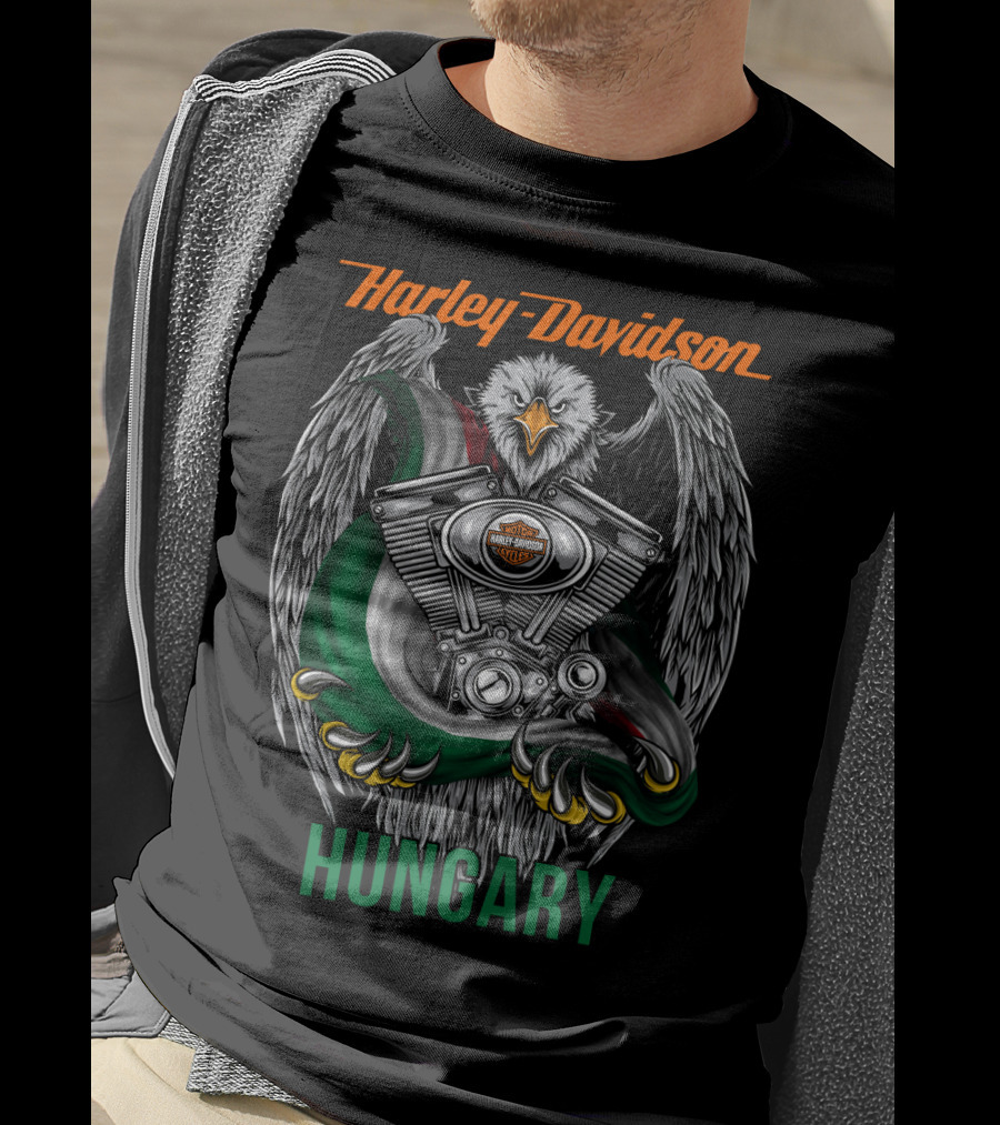 Harley Davidson Eagle Engine Hungary T-Shirt