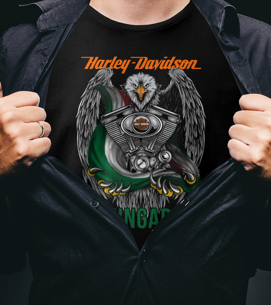 Harley Davidson Eagle Engine Hungary T-Shirt