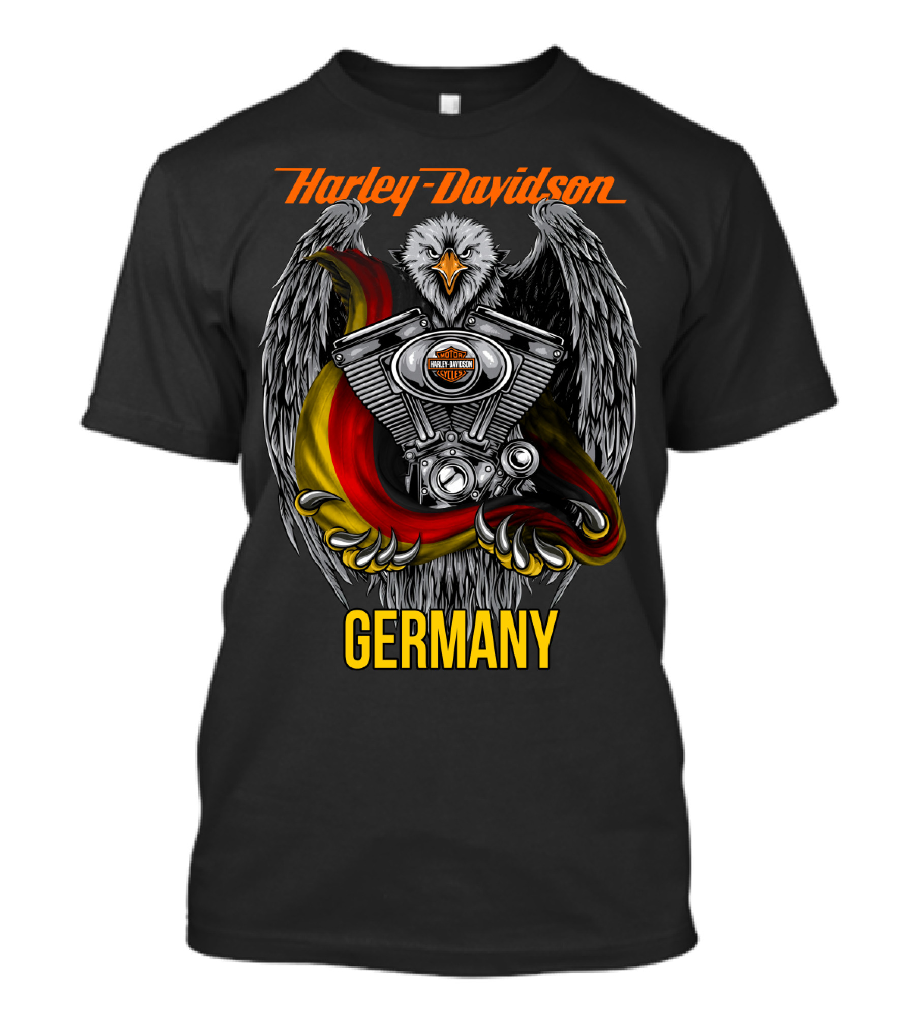 Harley Davidson Germany Eagle Engine T-Shirt