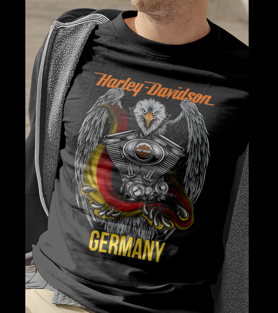 Harley Davidson Germany Eagle Engine T-Shirt