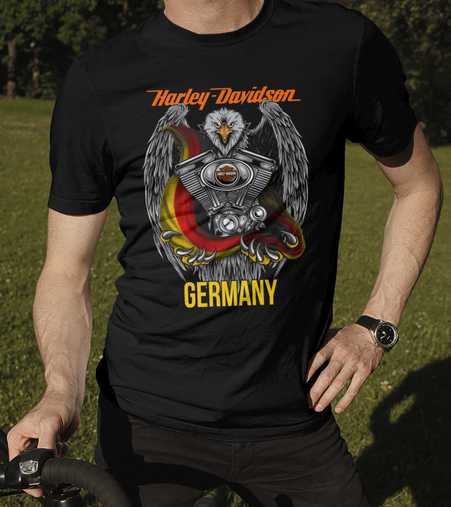 Harley Davidson Germany Eagle Engine T-Shirt
