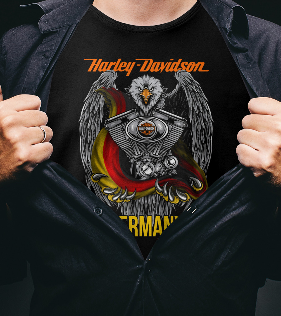 Harley Davidson Germany Eagle Engine T-Shirt