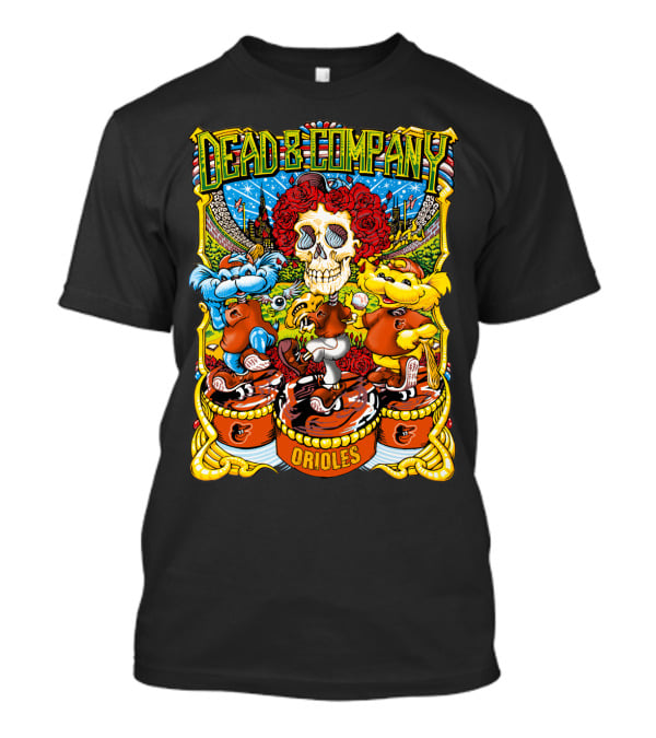 Dead & Company Orioles Mlb Collaboration T-Shirt