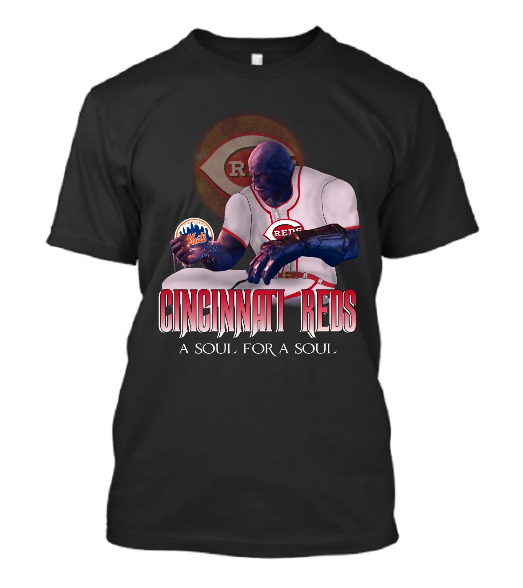Cincinnati Reds A Soul For A Soul Mets T-Shirt