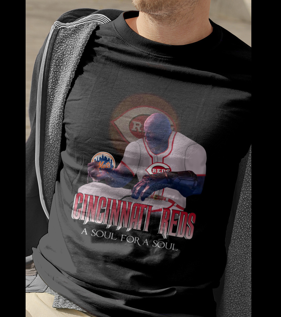 Cincinnati Reds A Soul For A Soul Mets T-Shirt
