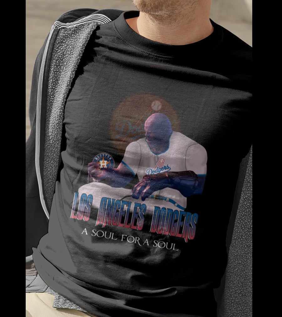 Los Angeles Dodgers A Soul For A Soul Dodgers Astros T-Shirt