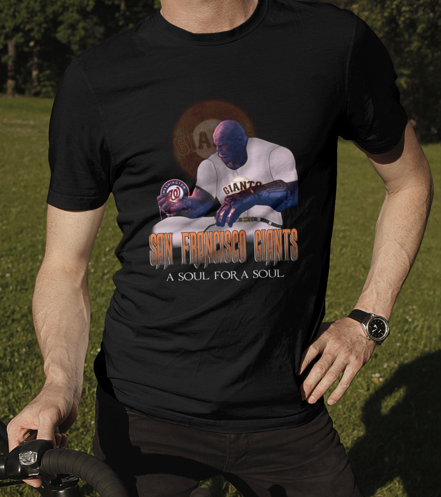 San Francisco Giants A Soul For A Soul Giants Logo Washington 70 T-Shirt