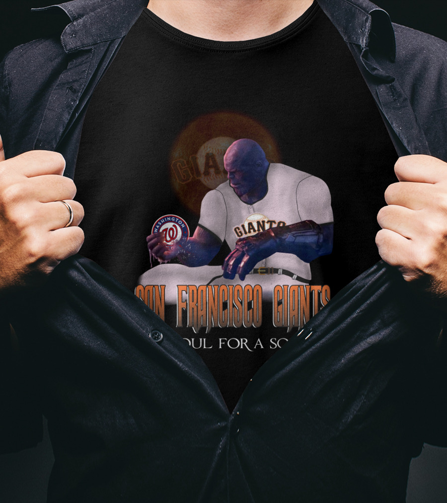 San Francisco Giants A Soul For A Soul Giants Logo Washington 70 T-Shirt