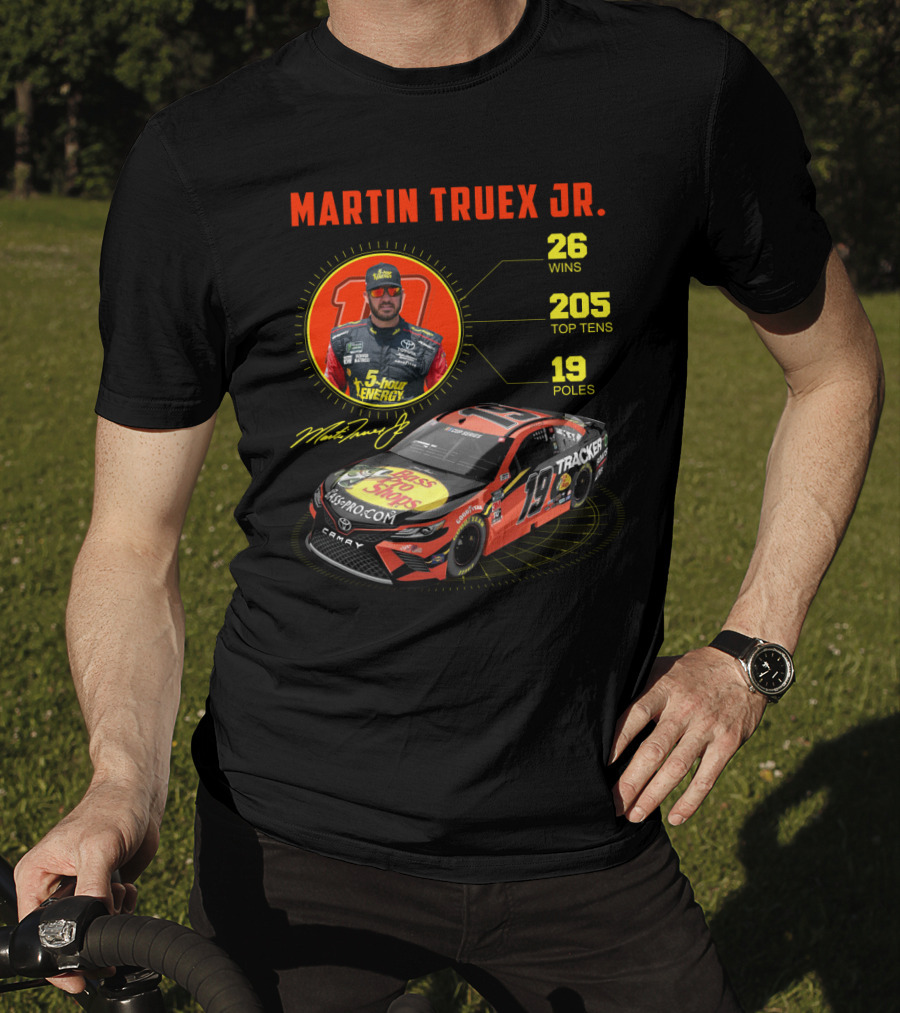 Martin Truex Jr. 26 Wins 205 Top Tens 19 Poles Nascar Racing T-Shirt