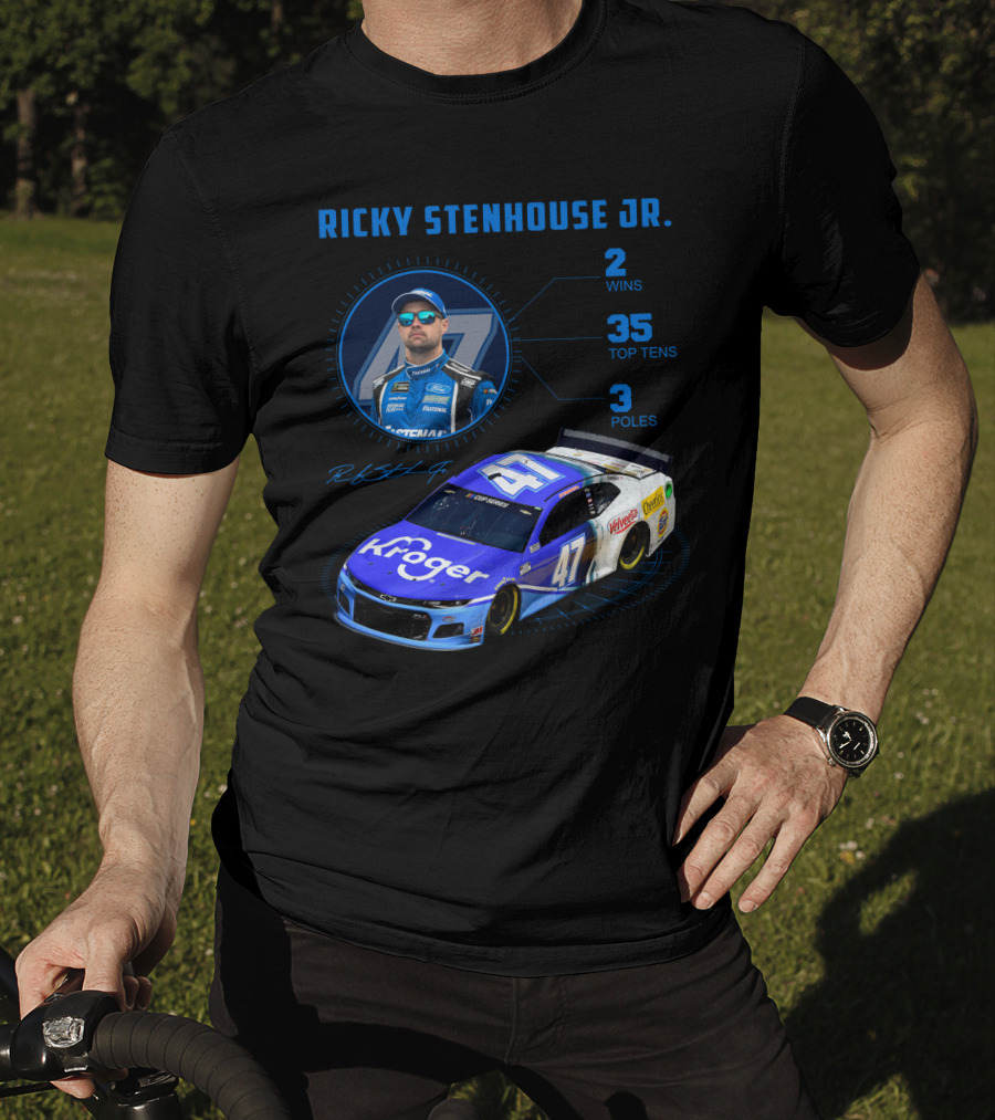 Ricky Stenhouse Jr. 47 Kroger 2 Wins 35 Top Tens 3 Poles Nascar T-Shirt