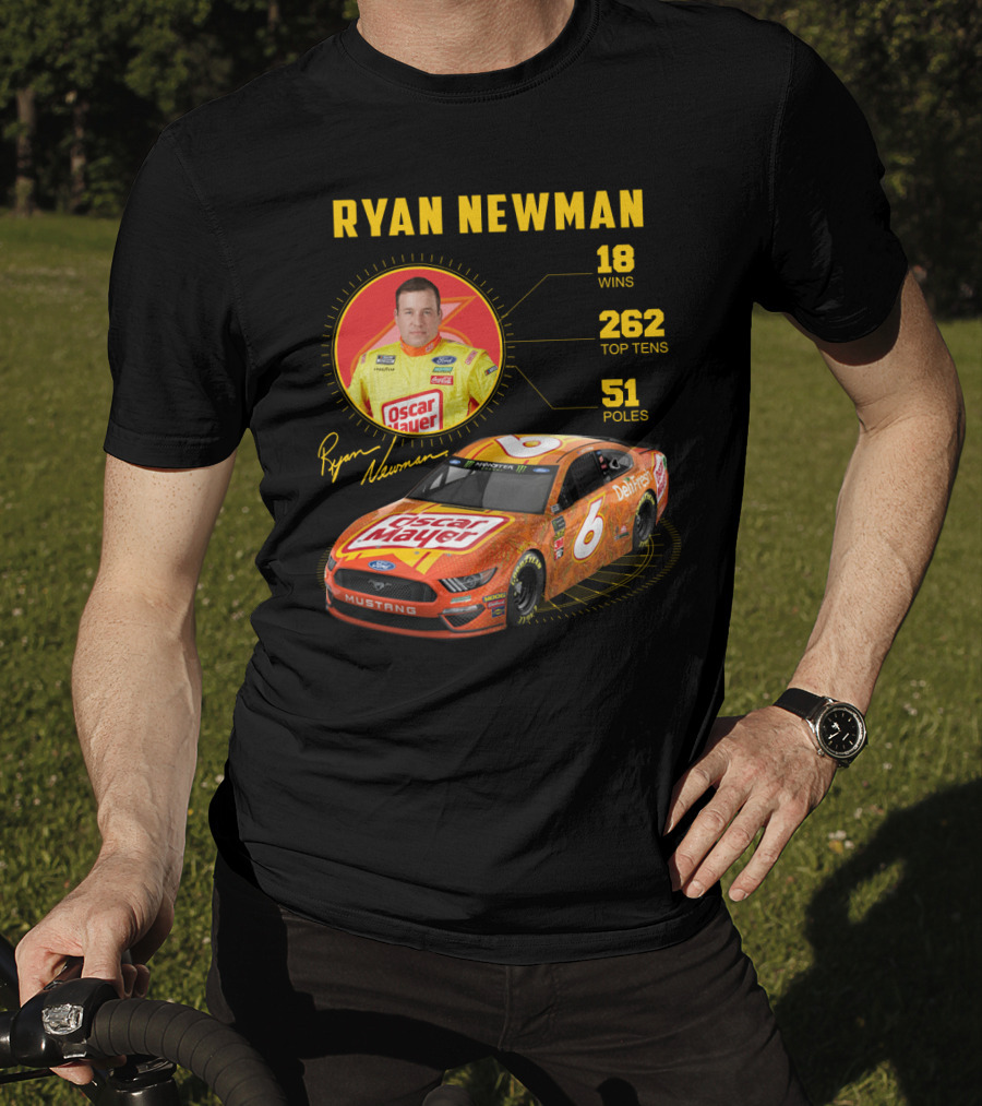 Ryan Newman Oscar Mayer Nascar 6 Wins 18 Top Tens 262 Poles T-Shirt