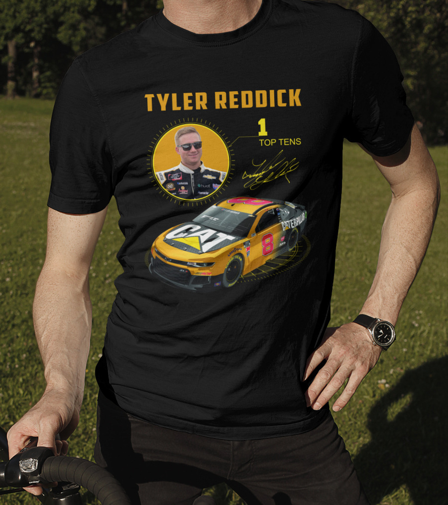 Tyler Reddick 70 Cat Car 1 Top Tens T-Shirt