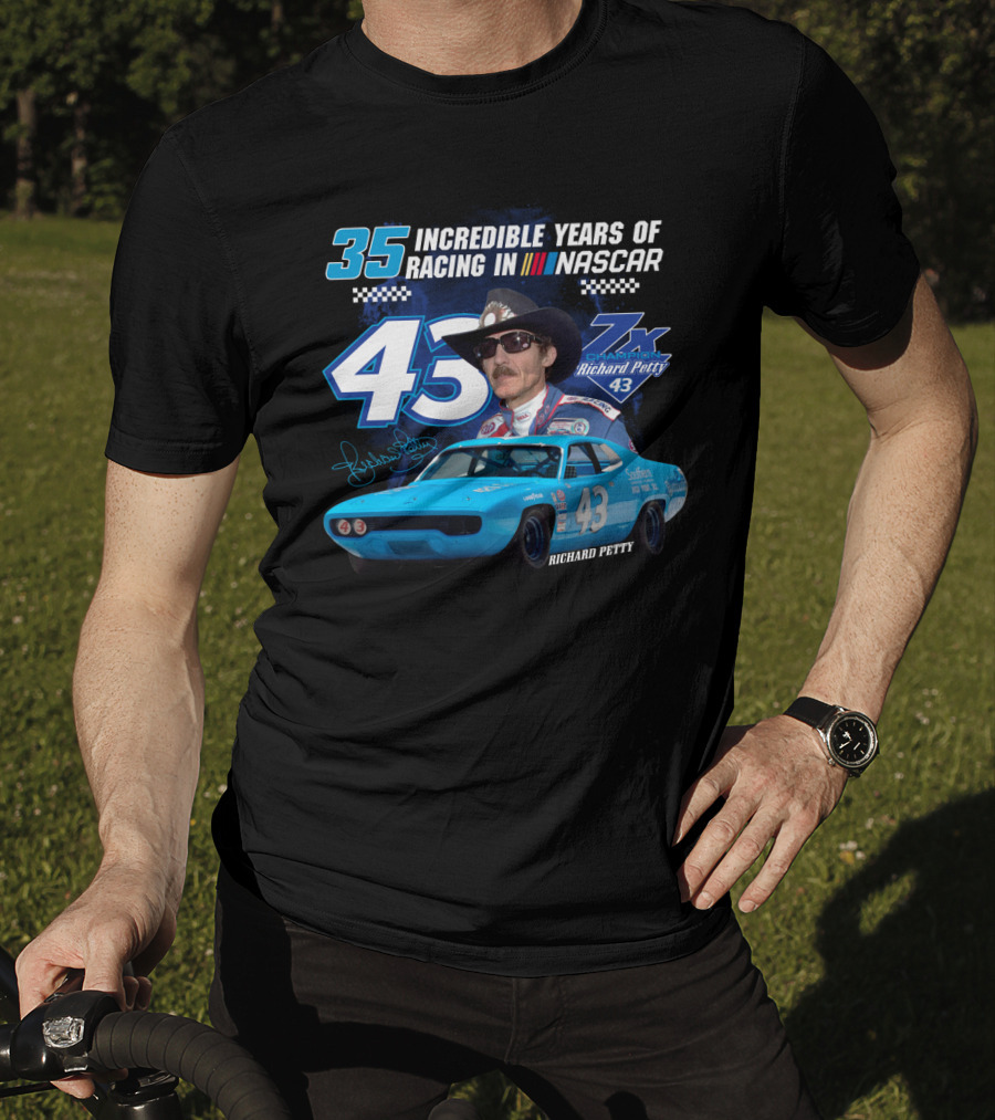 Incredible Years Of Racing In Nascar Richard Petty T-Shirt