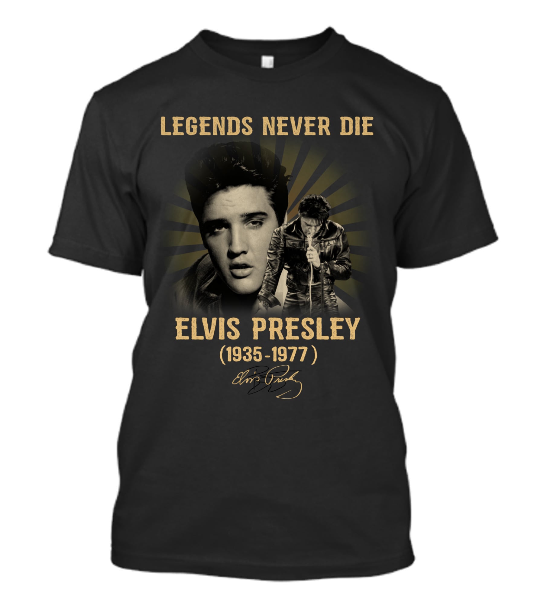 Legends Never Die Elvis Presley 1935-1977 T-Shirt