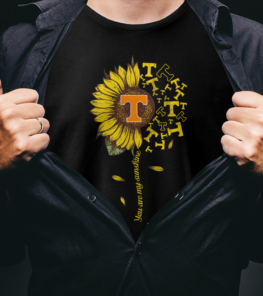Tennessee Volunteers You Are My Sunshine Sunflower T-Shirt