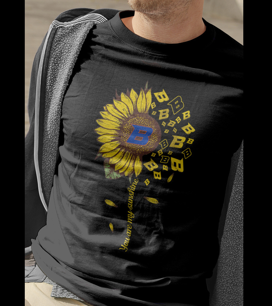 You Are My Sunshine Sunflower B Designs T-Shirt