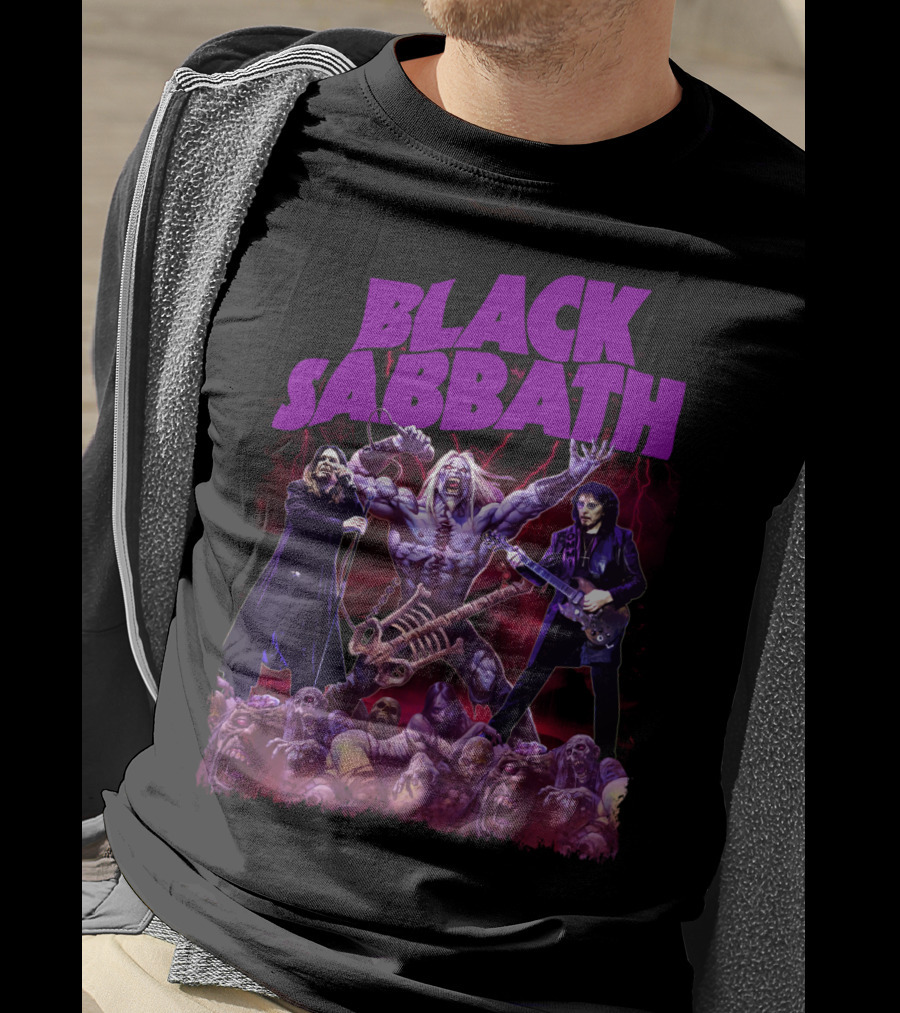 Black Sabbath Zombie Warrior Concert T-Shirt
