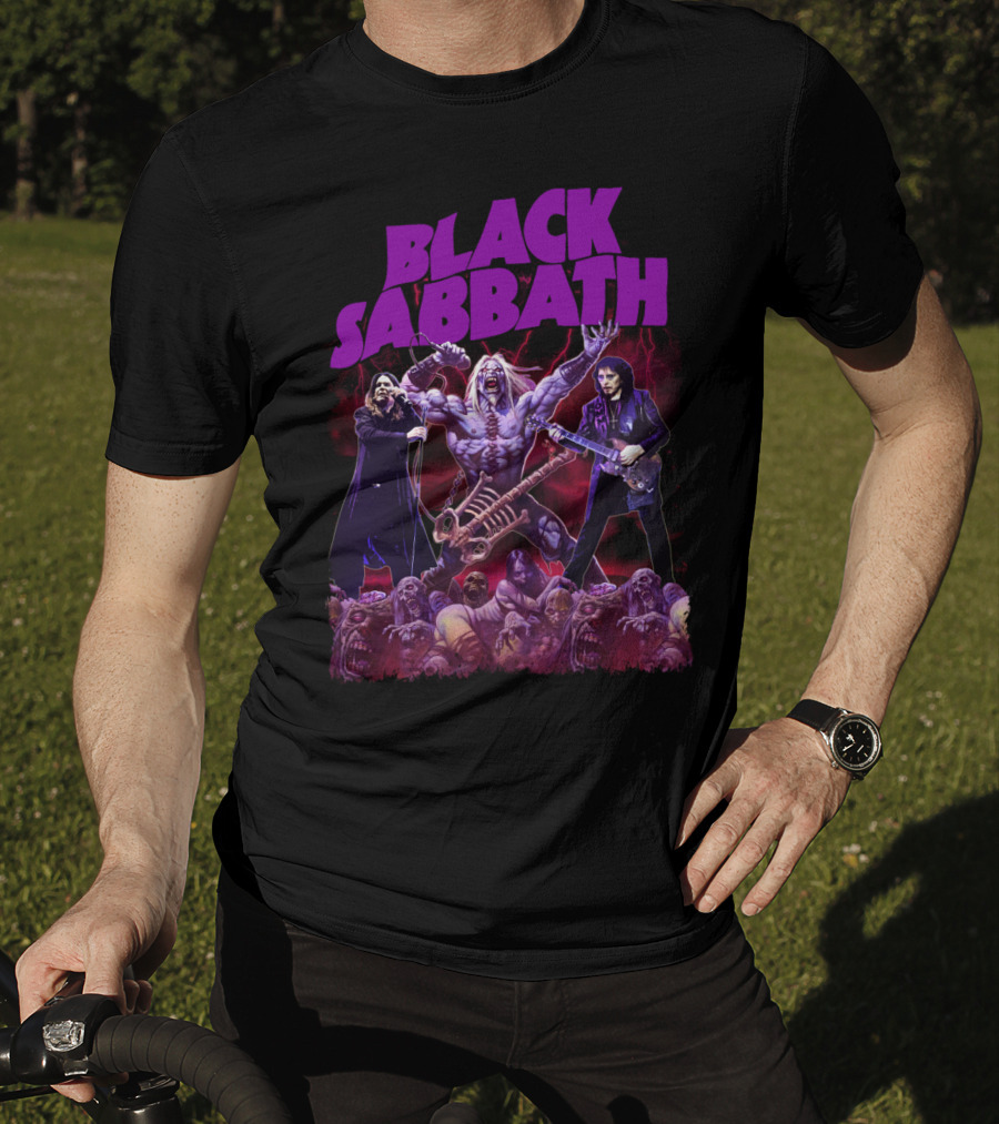 Black Sabbath Zombie Warrior Concert T-Shirt